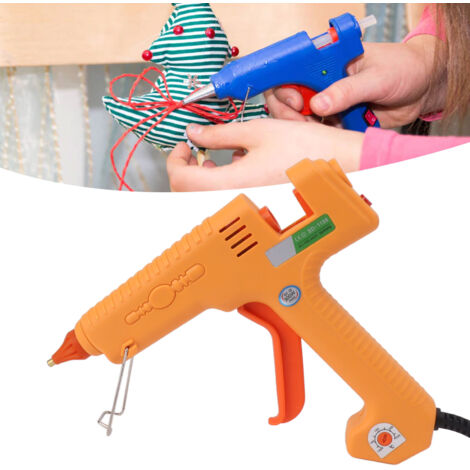 Pistolet à colle thermique 300W mini, système de chauffage rapide PTC, buse en cuivre durable, pour DIY, réparation, décoration arts (1/5)
