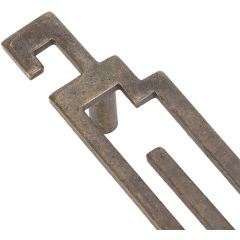 Poignée de chaussure antiquaire en brassage style chinois Retro, compatible pour porte et tiroir, Taille Grand