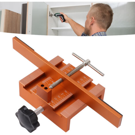 Gabarit de Montage Porte Aménagement avec Bras Support et Serre-Joint - Gabarit Position Porte Cadre Sans Cadre Type 105mm Aluminium (1/5)