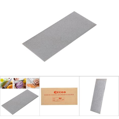 Pierre à aiguiser diamant rectangulaire pour outils et couteaux - Finition polissage 150 grains - 17x7.5cm - Matériau durable - 13 grains disponibles (1/5)