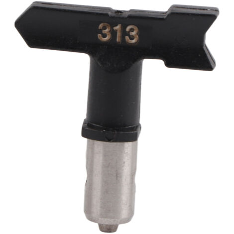 Buse Inversible de Spray à Airless en Carbure Tungstène 313, Noir, Set avec Accessoires pour Outil de Bricolage Domestique (1/5)