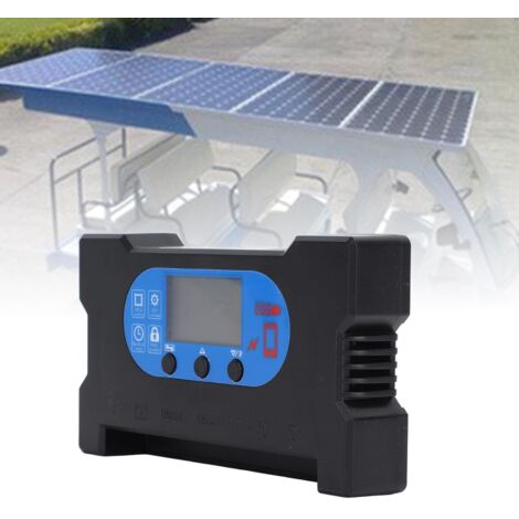 Contrôleur Solaire HD 30A avec Affichage et Ports USB Type-C pour Charge Rapide - ABS, pour Packs Batterie 12V/24V Lithium/LFP (1/5)
