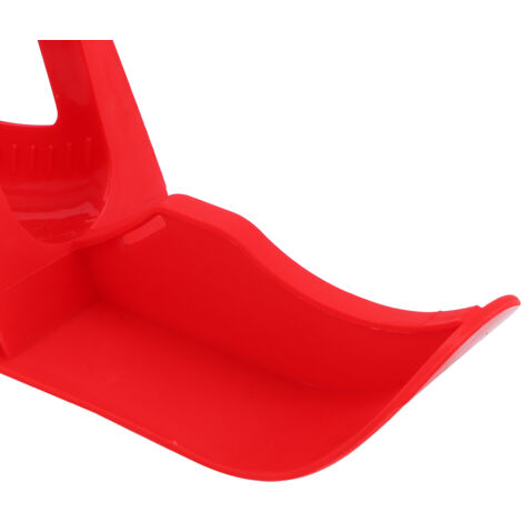 Ski Sledge pour vélo d'équilibre enfants - Ensemble 2 planches plastique rouge, attaches robustes (35x10x17.5cm) (1/5)