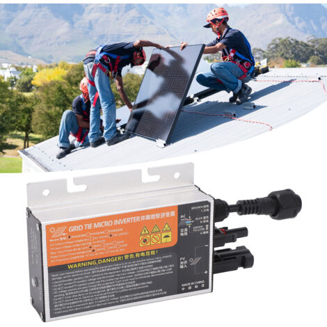 Onduleur PVGS 260W Micro Grid Tie pour Système Solaire PV 18‑60V à 220V en Alliage d'Aluminium IP55 avec Câble AC (1/5)