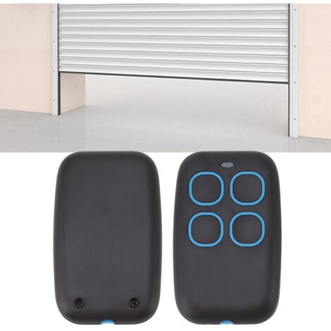 Télécommande Universelle pour Porte de Garage 4 Boutons Duplicateur Strong Sensitivity 286MHz‑868MHz avec Anti‑Interférence Distance 100m Matière Plastique Batterie CR2032 (1/5)