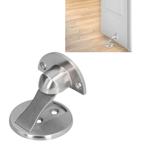 Arrêt Porte Magnétique Sans Perçage - Stainless Steel - Installation Facile Tous Sols - Fixation Invisible et Silencieuse (1/5)