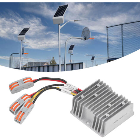 Régulateur Photovoltaïque MPPT 300W 20A Contrôleur de Charge Intelligent pour Éclairage Public Street Light avec Chargeur de Batterie Sensibilité Lumière 74x74x32mm (1/5)