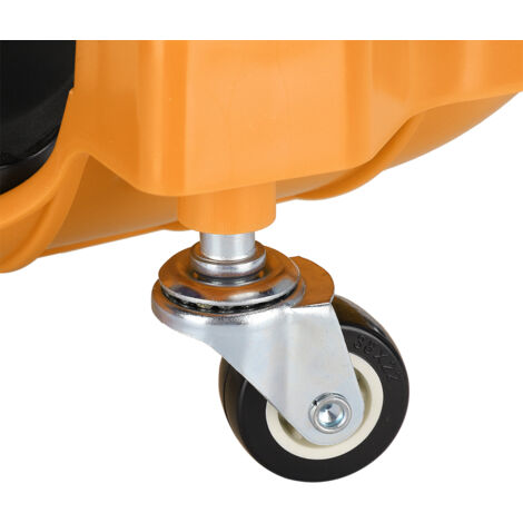 [Tablier de travail] [Multifonction] [Slider Knee Pad] [Roues universelles, support ergonomique, matériel plastique/métal, modèle Yellow, dimensions 29.5 x 22 x 8.8 cm, inclut 3 roues] (1/5)