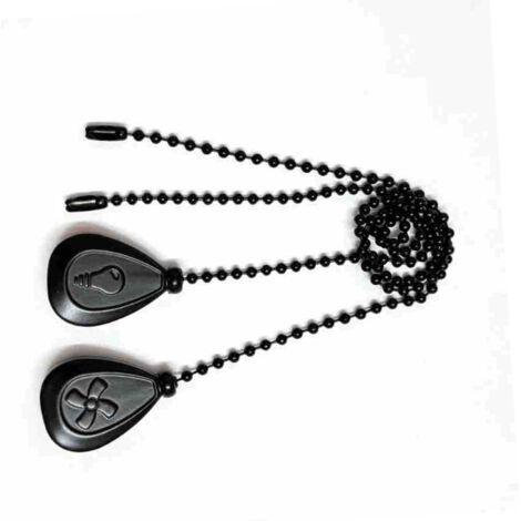 Chaîne de traction pour ventilateur 4 pièces 12 pouces Zinc Alloy Décorative Pendentif extension lumière ventilateur ORB (1/5)
