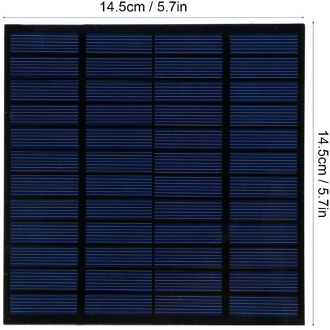 Panneau Solaire 3W 12V Polycristallin DIY Module de Charge Batterie Project Scientifique Petit Maison (1/5)