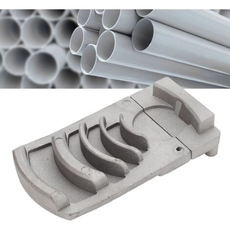 Lames à Débavurer pour Tubes Plastiques Profil 15° Professionnel, Outil Portable en Acier pour PVC, CPVC, ABS et PP – Multi-taille 1‑1/4 à 4 pouces (1/5)
