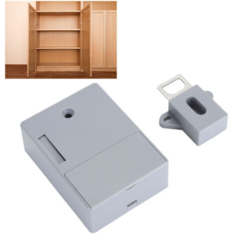Serrure de Cabinet Invisible NFC avec Access par Carte - Installation Simple sans Perçage pour Armoires, Placards et Dressoirs (1/5)