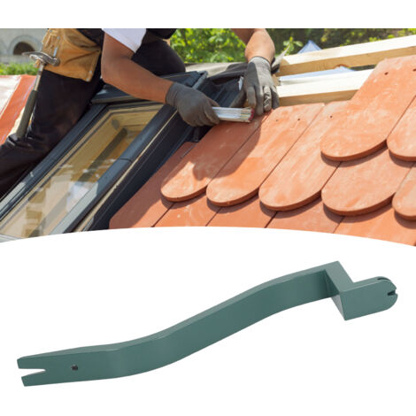 Pry Bar pour Dépose de Tuiles - Barre de Soulevement et Extraction de Clous - Acier Carbone Haute Résistance 29.7cm - Outil Professionnel de Roofing