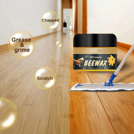 Cire à Polir Multifonctionnelle Naturelle pour Bois eelhoe Beeswax 80g Canned - Nettoyage, Protection et Lustrage pour Tables, Meubles et Parquets (1/5)