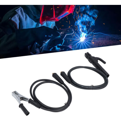 Pince de Masse pour MMA 300A avec Cable 1,5m - Assemblage Cuivre/ABS pour Welding Machine ARC ZX7 - Set de Clips de Terre Professionnel (1/5)