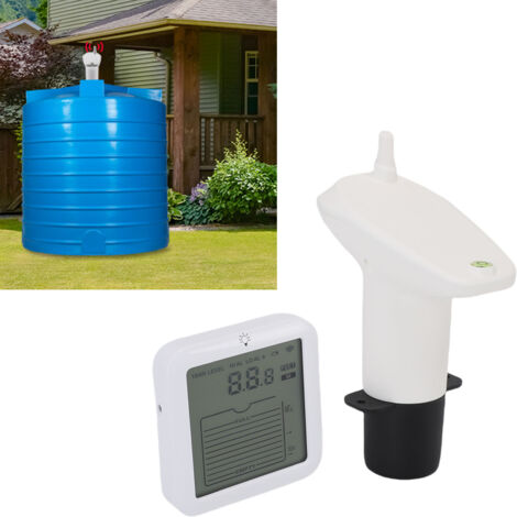 Détecteur de niveau ultrasonique IP65 avec affichage de température, résistant à l'eau, pour citerne liquide, sans fil, 100m