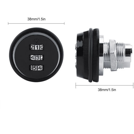 Serrure à Code Digitale Zinc Alloy Cam pour Cabinet Sécurisé Cryptage Facilité (1/5)