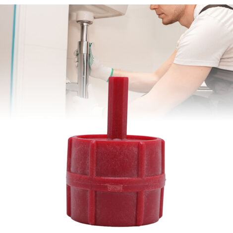 Broche de batterie Brosse de nettoyage avec 6 brosses à manche hex 1/4" pour tuyaux et raccords cuivre rouge (1/5)