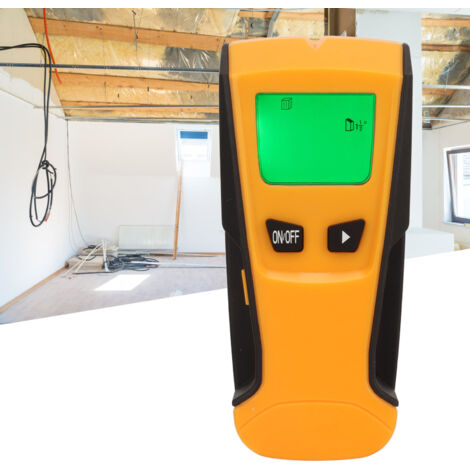 Détecteur de Structure avec LCD Vert et Microprocesseur Intelligent pour Mur Bois Metal, 15.4cm sans Fil Précision Haute (1/5)