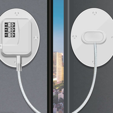 Verrou Intelligent Sécurité pour Fridge et Cabinets FQ1 Blanc ABS Zinc (1/5)