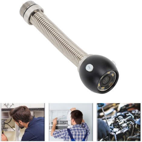 Caméra d'inspection de canalisation IP68 25mm avec tête flexible et 6 LED haute luminosité pour tuyaux  25mm. (1/5)