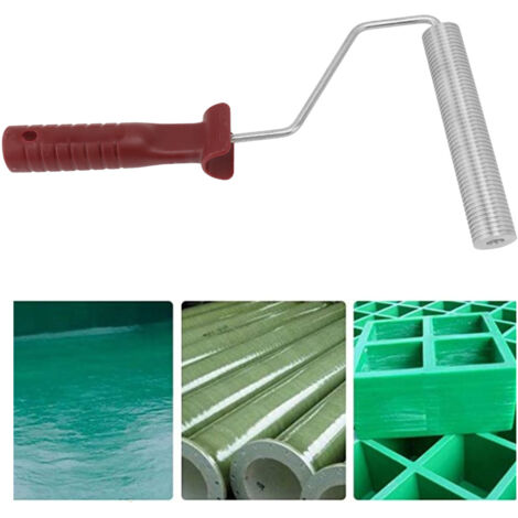 Roller Tool Fibreglass Roller Pro Laminate Fiberglass Elimination de Bulles Applicable Surface Piscine Épaisseur (1/5)