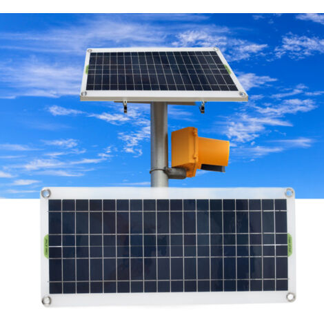 Panneau Solaire 20W USB Batterie Chargeur Automobile Kit Portable IP65 21V Polysilicium (1/5)