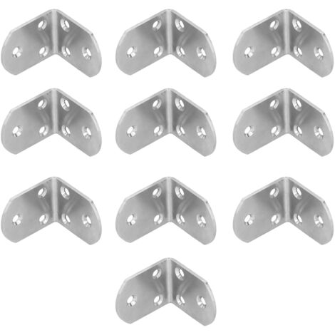 6 équerres De Raccord En Cuivre Pur – Supports D'angle Plats, épais – Pour Bricolage