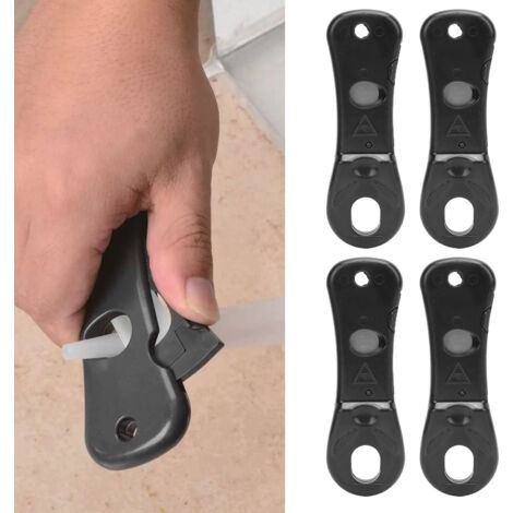 Coupe-Cartouche Manuel pour Colle et Silicone - Kit 4 Pièces avec Coupeur Nozzle - Inox et Plastique (1/5)