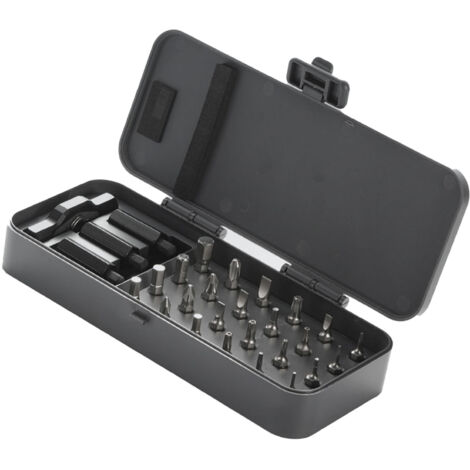 [Kit de Tournevis à Cliquet] Kit Cliquet Multifonction 24 en 1 avec Manivelle T Magnétique en Acier Allié (28 Pièces) Portatif (1/5)