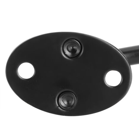 Accroît de Fenêtre et Porte à Ventilation - Kit de 4 Accroîts en Acier Inoxydable Noir 13cm avec Accessoires et Vis - Fixation Solide et Sécurisée (1/5)