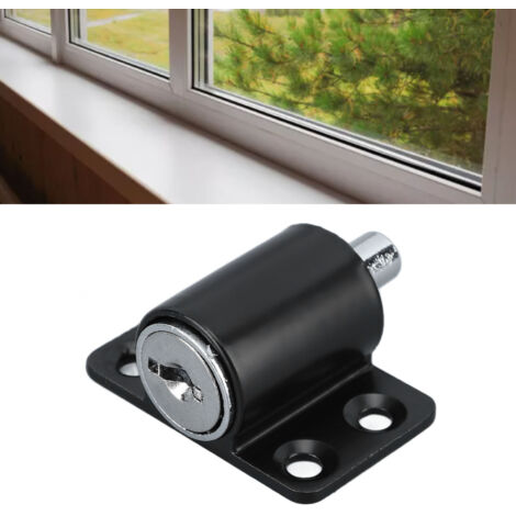 Serrure de Sécurité Fenêtre et Porte - Anti-Intrusion En Zinc - Blocage pour Porte Coulissante et Sécurité Enfant (1/5)