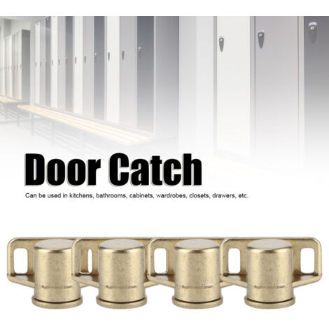 Catch Magnétique Vintage - Fermetures Portes et Cloisons - Zinc Alloy - 4 Pièces - Option Bronze Vert ou Doré (1/5)