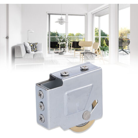 Rouleau pour Porte Fenêtre Coulissante Type 90 Aluminium Fenêtre à Coulisse Roulement Inox pour Office Maison (1/5)