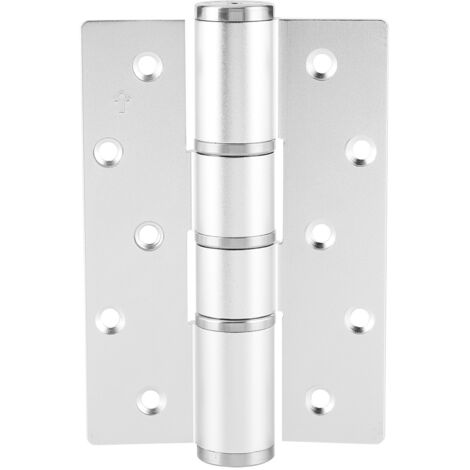 Paume cachée hydraulique E Type avec amortissement et fermeture automatique - Aluminium - 1 unité avec accessoires et vis (1/5)