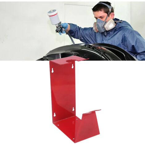 Support de Paint Sprayer métallique en acier robuste pour poste de travail ou fixation murale, avec dimension 23x13.9x10cm pour sprayers et filtres - Accessoire de bricolage (1/5)