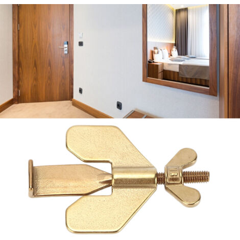 Verrou de Porte Portable Sécurité Voyage Anti-Vol - 304 Stainless Steel 66g - 1 x Lock + 1 x Sac de Rangement (1/5)