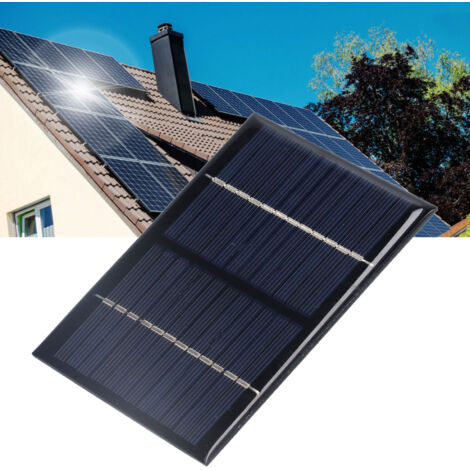 [Module Photovoltaique] + 1.5W 12V pour Projets Scientifiques, Panneau DIY Waterproof Polysilicon 115x90mm, Sans Stockage (1/5)