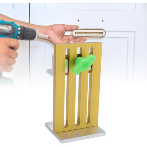 Gabarit de Montage Portes Bas Basement en Aluminium [Alliage léger Adjustable] + [Gabarit réglable à levage rapide] + [Kit professionnel avec support adhésif] (1/5)
