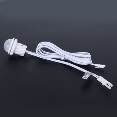 Interrupteur Infrarouge de Commande Lumière à Détection Humaine 6V-24V pour Armoire Cabinet - ABS+PC, 140°, 3-6m (1/5)