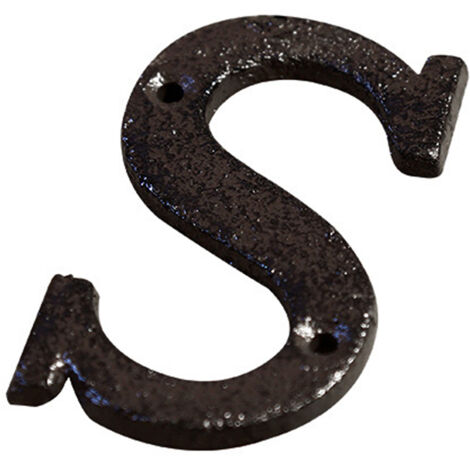 Plaque de Maison en Métal - Modèle Antique avec Numéros 0-9 et Lettres A-Z - Dimensions 7.5x4.5 cm (1/5)