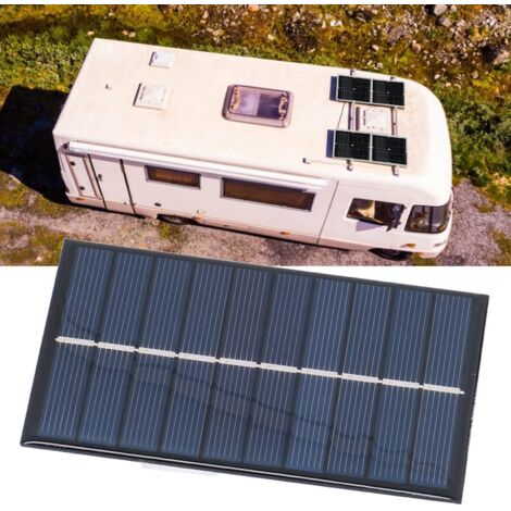 Panneau Solaire 1.2W 5V Polycrystalline Class A pour Voitures, Camping-Cars, Navigation et Usage Extérieur (1/5)