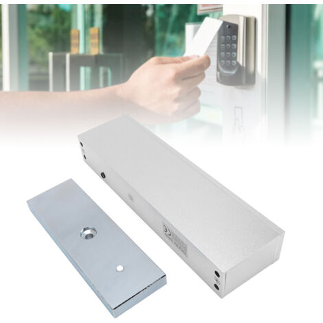 Serrure Magnétique Electrique 1200LBS Force de Retenue 12V Mode NC Safe en Alliage d'Aluminium pour Portes Métal Bois Verre (1/5)