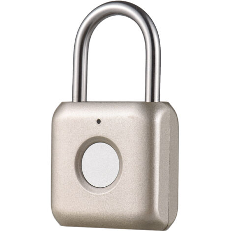 Serrure à empreinte digitale multifonction, modèle: Serrure intelligente sans mot de passe, matériel: zinc alloy+stainless steel, dimensions: 6 3.3 1.5 cm, couleurs disponibles: argent, bleu, IPX2 w (1/5)