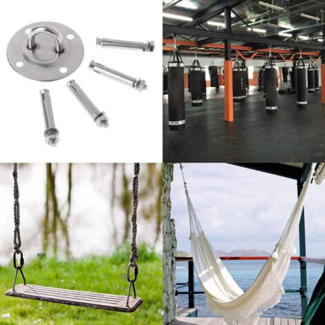 [Crochet de Yoga] + Stainless Steel Hook + 90mm + Crochet pour Hammock/Swing/Punch Bag avec Boulons d'Expansion (1/5)
