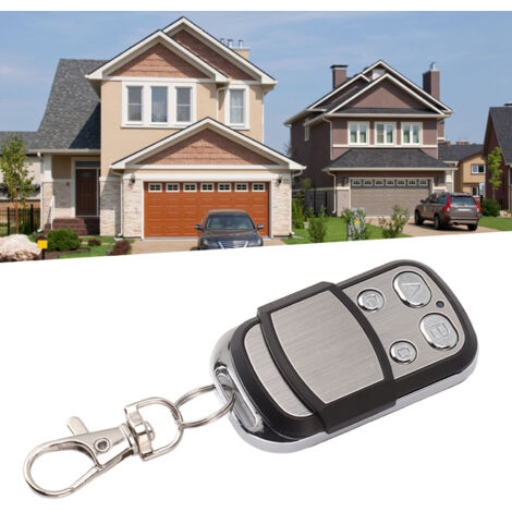 Télécommande 4 Boutons Sans Fil pour Porte Garage avec Batterie Intégrée - Distance 100m (1/5)