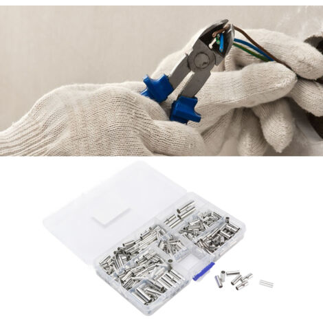 Connecteurs Butt Non Isolés Électriques [380PCS Cuivre Étamé] Kit pour fils AWG 26 à 6 - Résistant à l'Oxydation (1/5)