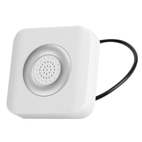 Sonneur mural en ABS pour systèmes d'accès, alarme de porte avec son ding‑dong doux et clair, connexion directe 12V DC, dimensions 8.6x8.6x2.5cm (1/5)