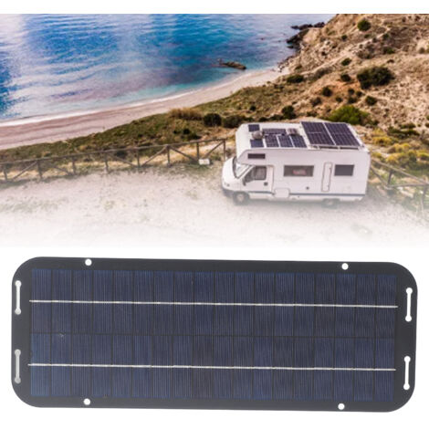 Panneau Solaire Portable 12V 5W pour Voiture, Bateau et Motocyclette - Chargement Écologique Polycristallin (1/5)