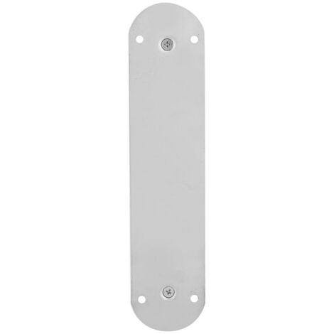 Poignée de porte d'accès en acier inoxydable avec vis (Ovale 280x65mm) - Access Door Pull Handle stainless steel brushed finish, installation facile, inclut 4 vis (1/5)